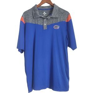 Florida Gators Polo Shirt Mens XL Short Sleeve College Classics Orange Blue Logo